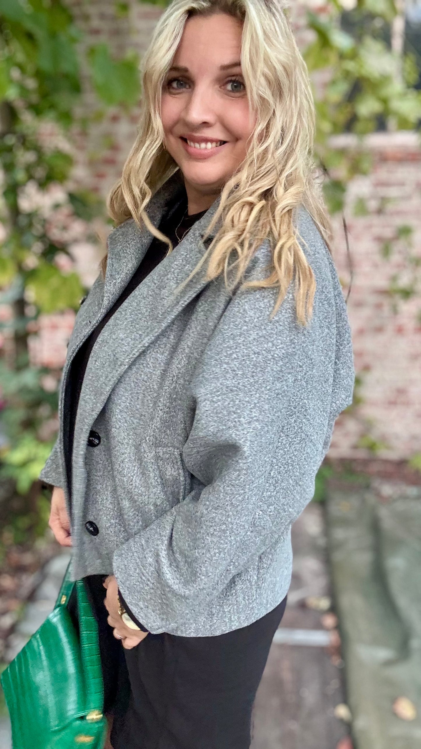 Vicky mantel - Grijs