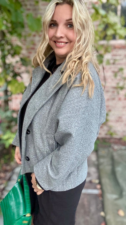 Vicky mantel - Grijs