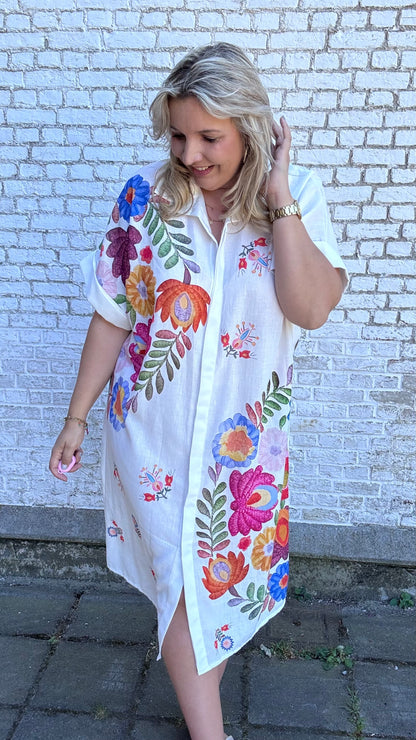 Jasmijn jurk - Bloemen