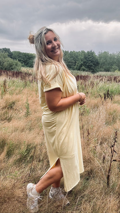 Essie shirtdress geel