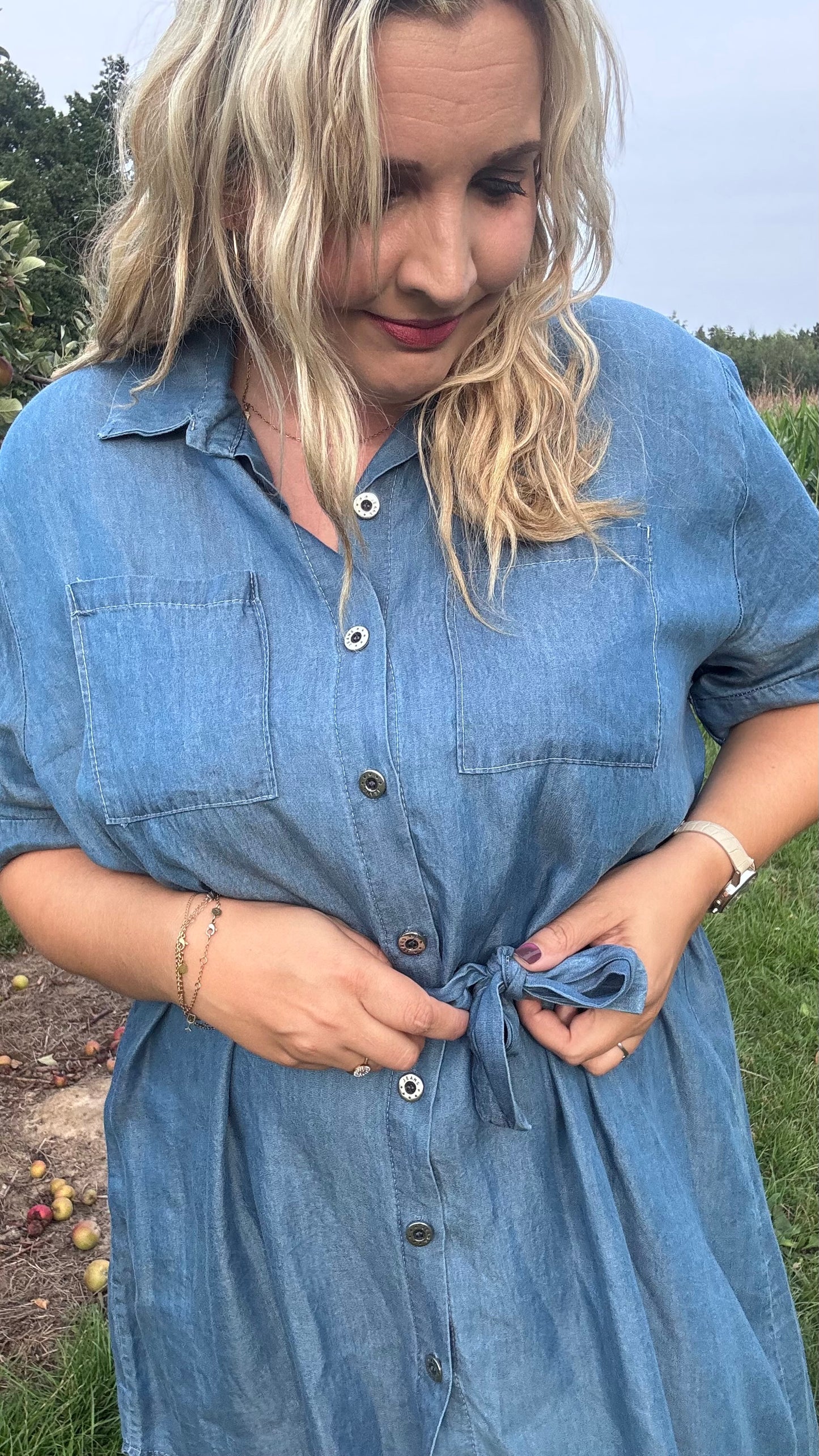 Urban denim dress