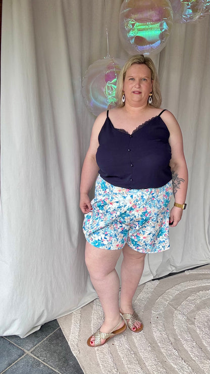 Amy skort blauw