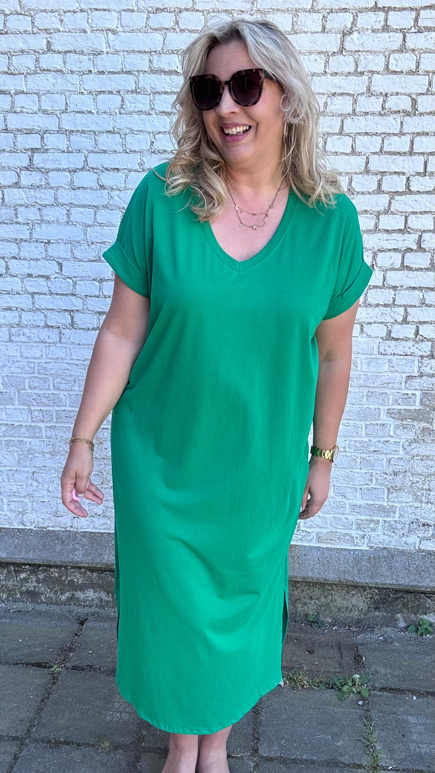 Shauni shirtdress - Groen