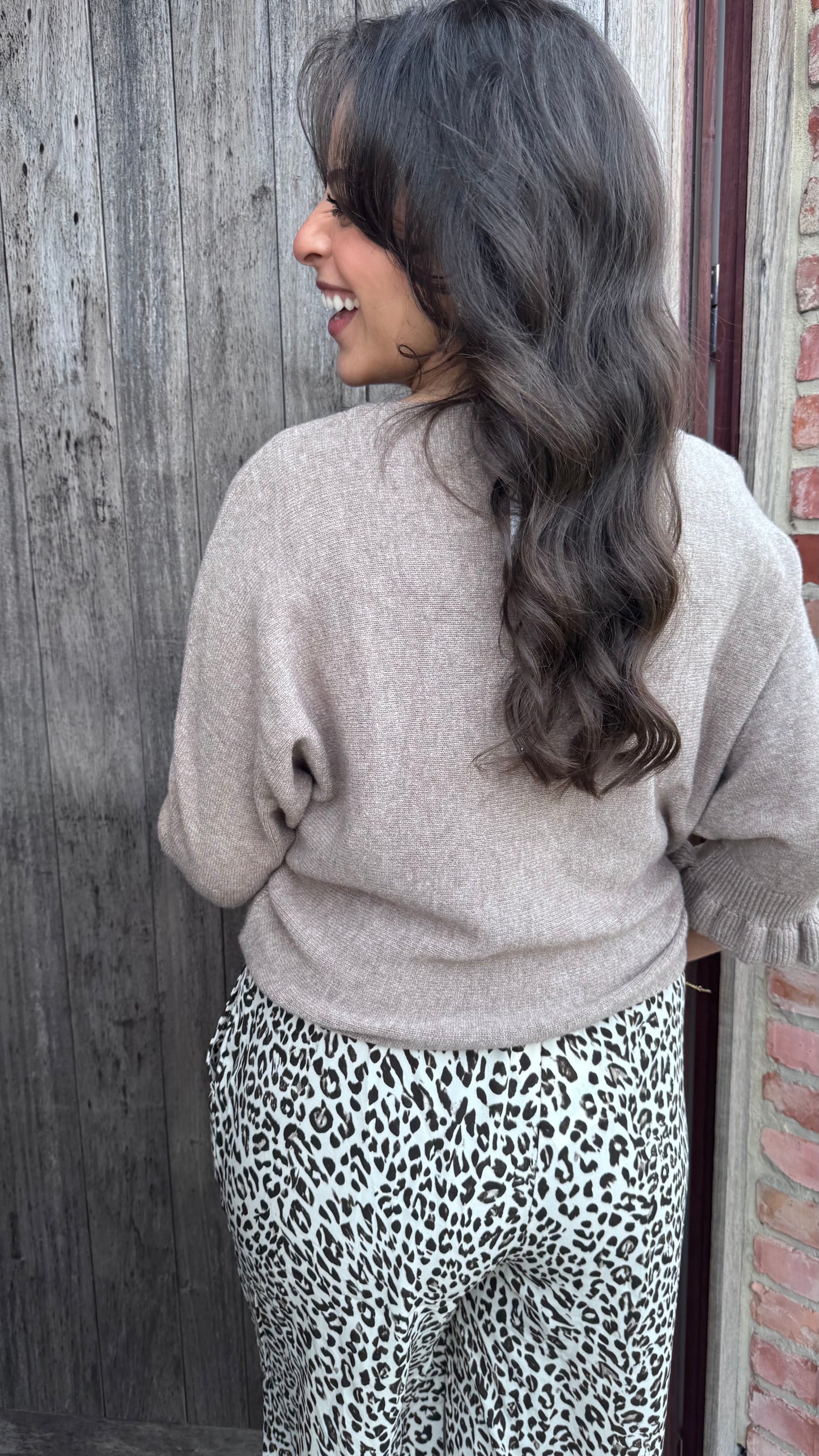 Elegante pull - Beige