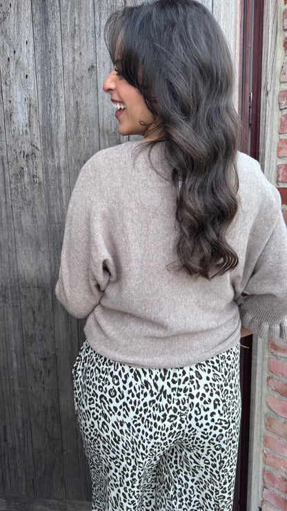 Elegante pull - Beige