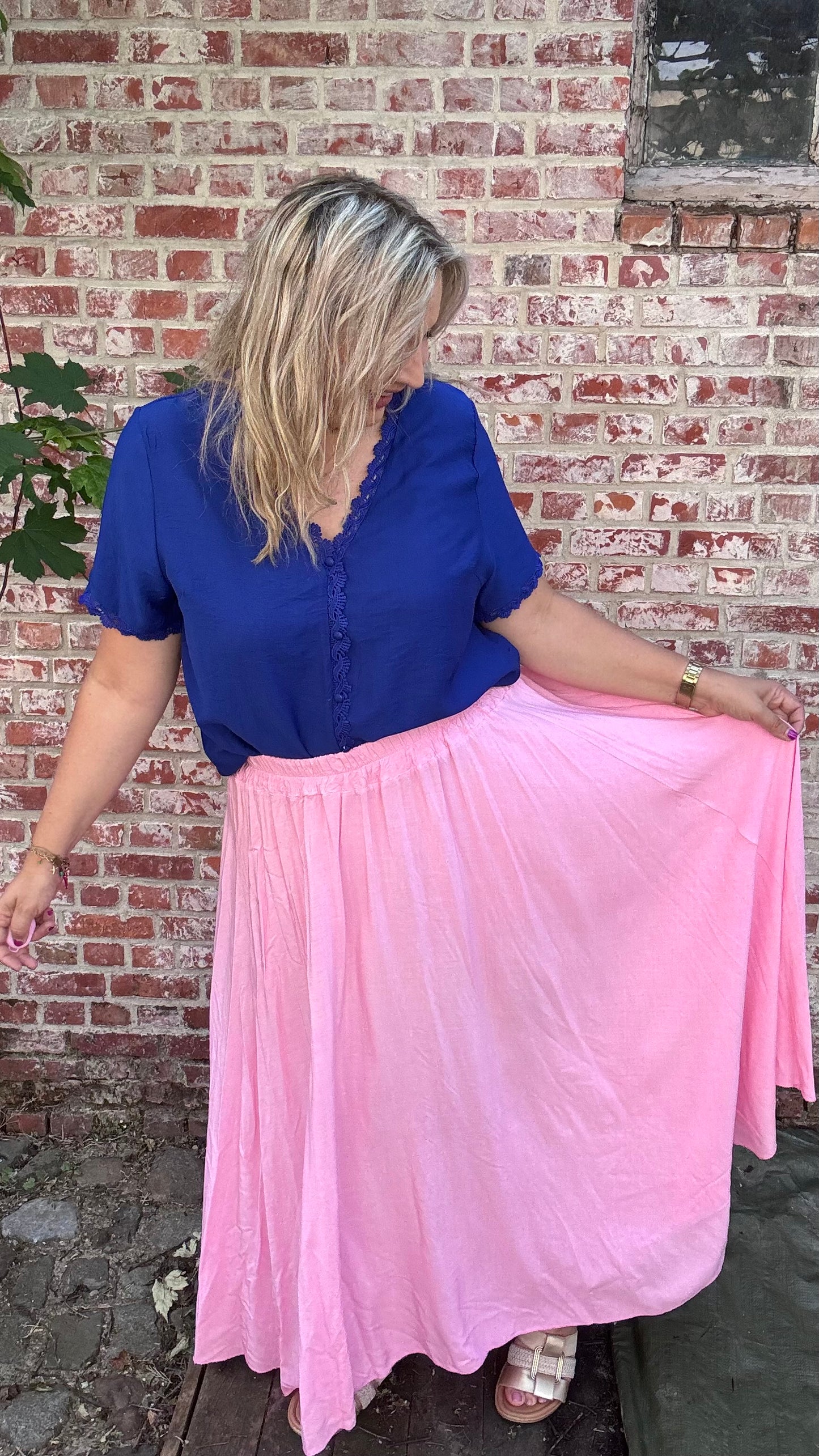 Solea rok - Roze
