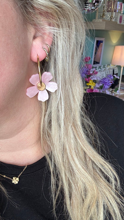 Vacay flowers oorbellen