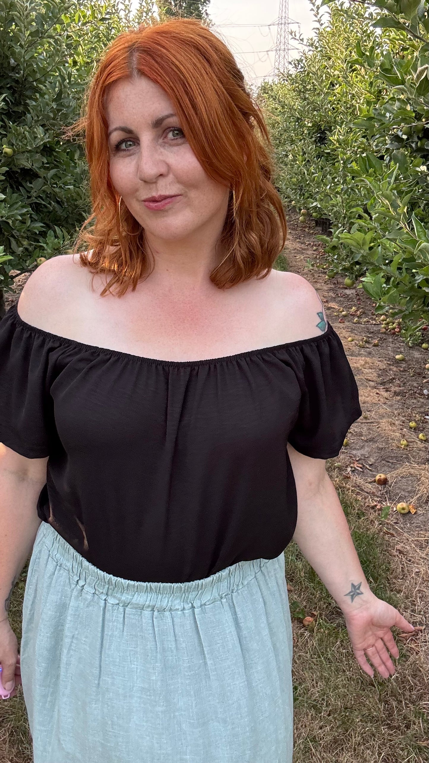 Dina blouse - Zwart