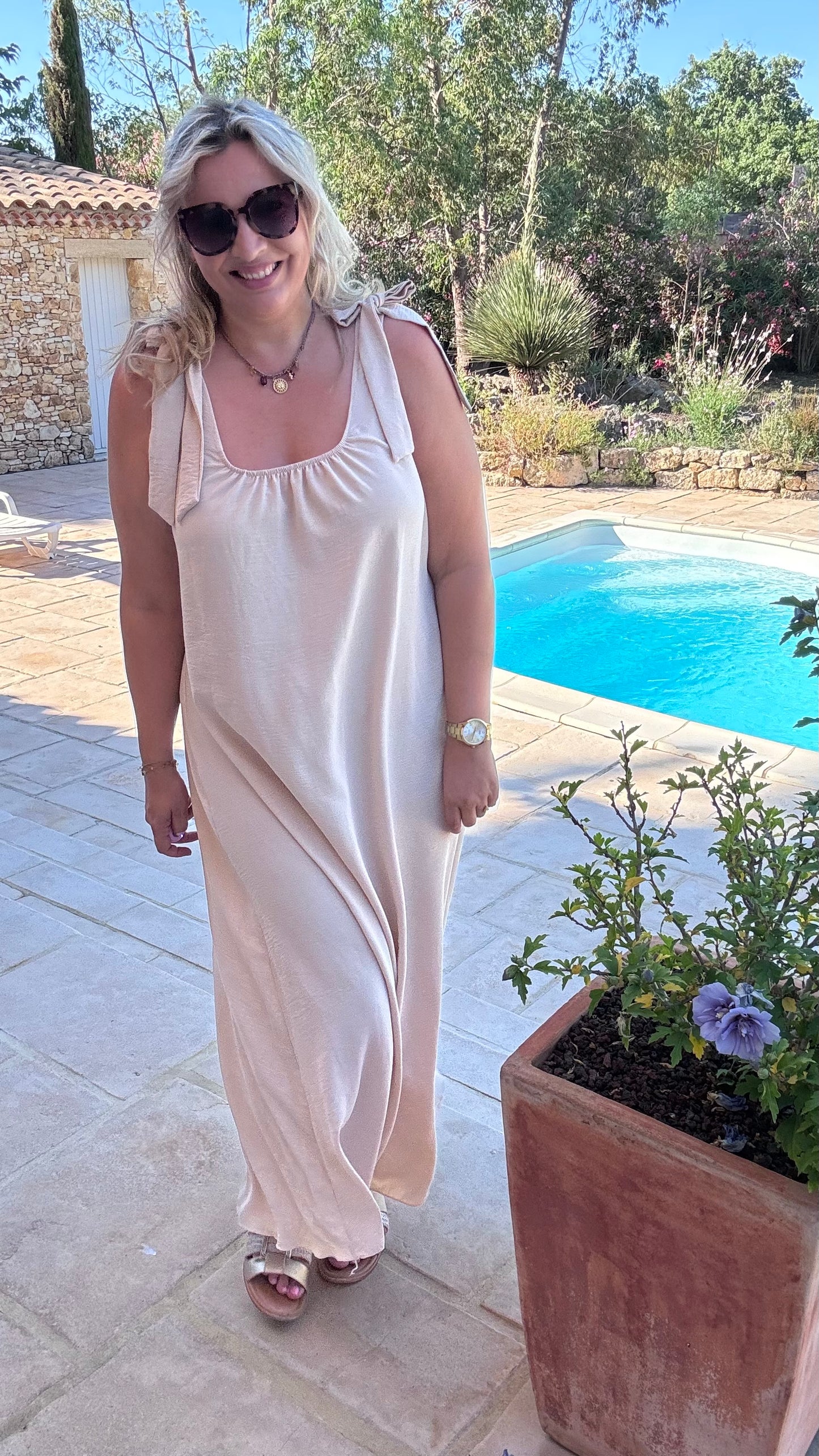 Flow dress - Crème