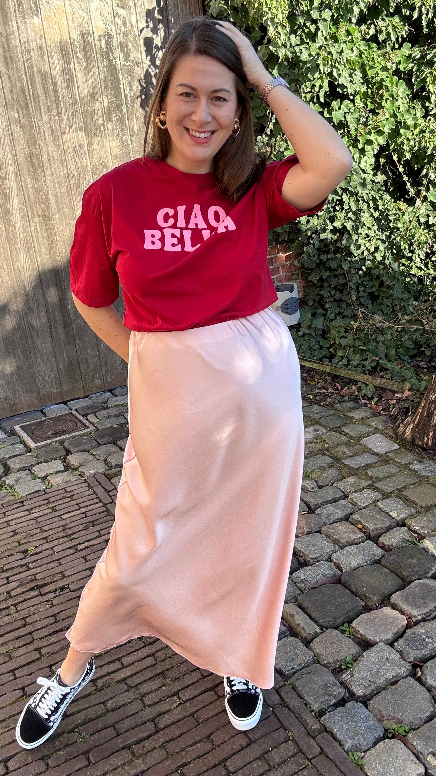 Ciao bella shirt - Bordeaux