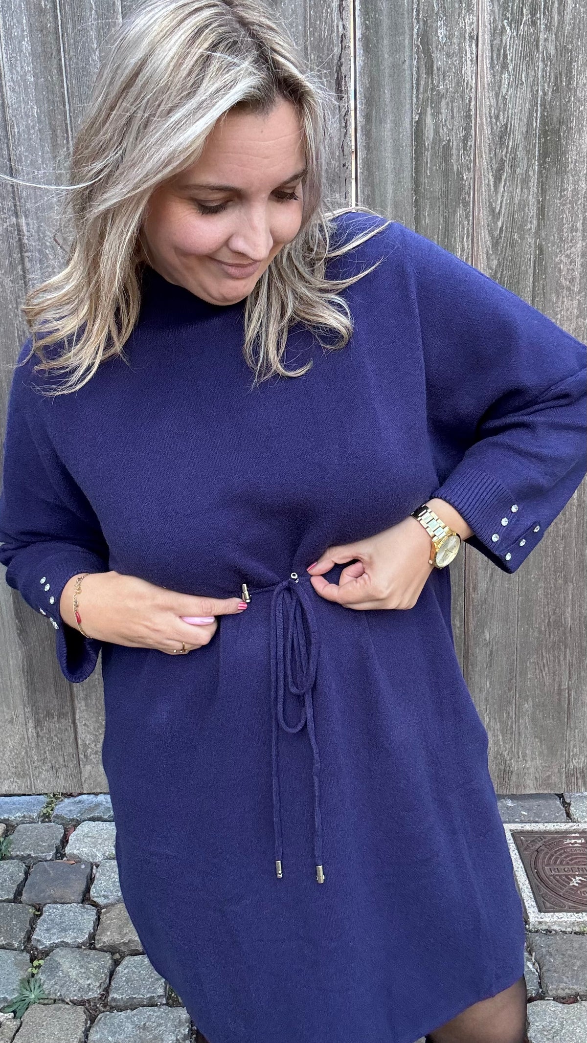 Ina jurk -Navy