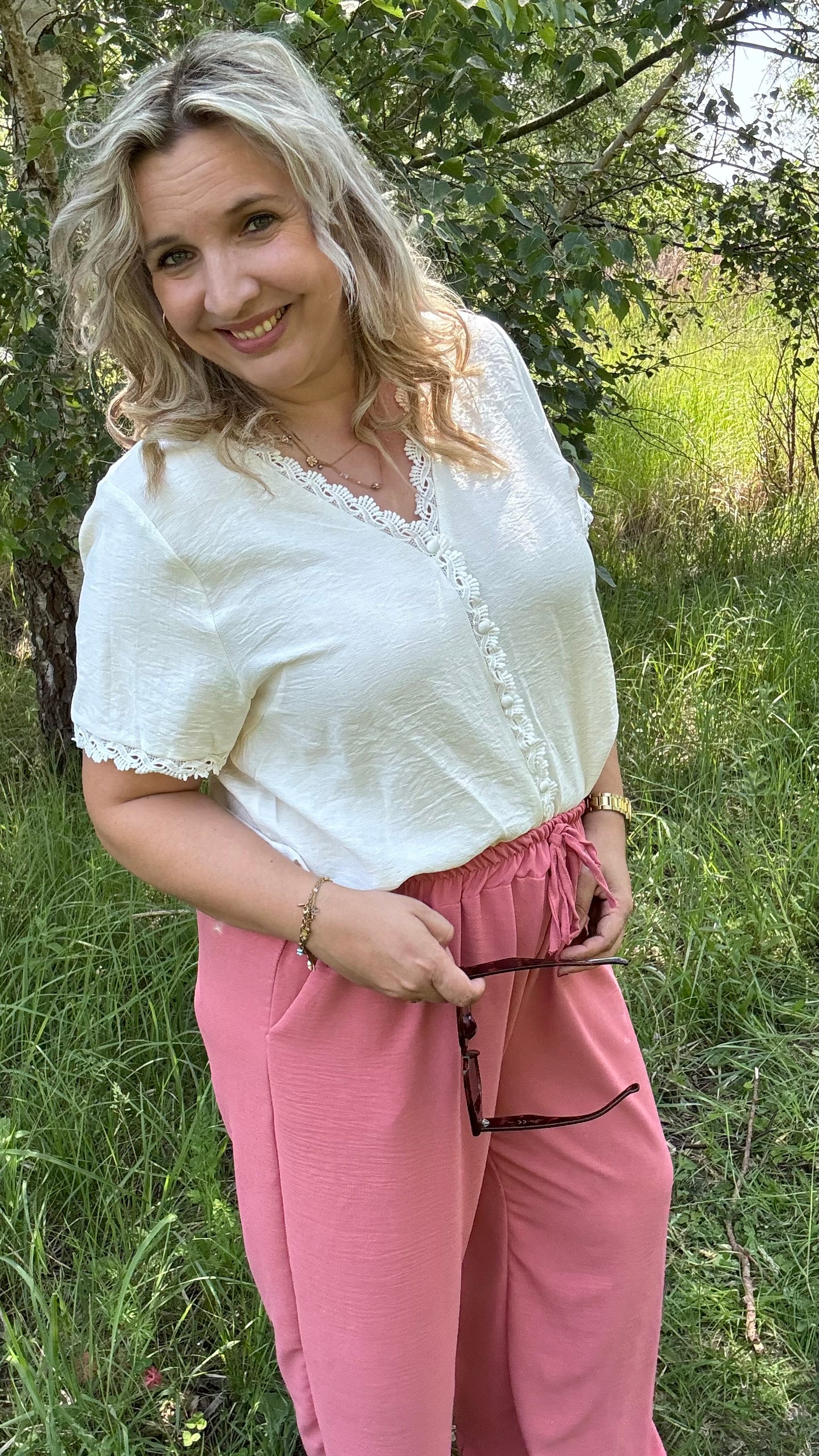 Monique blouse - Crème