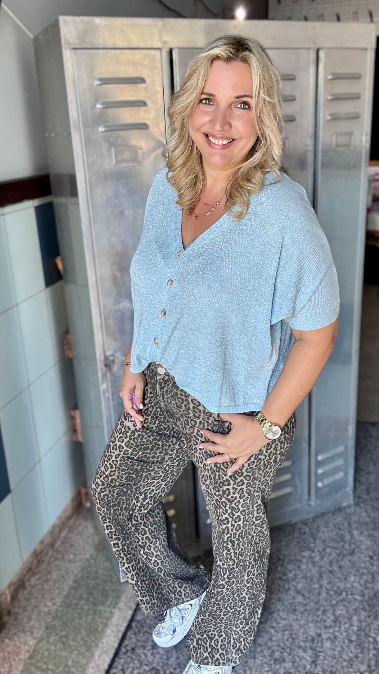 Lizzie blouse - Sky