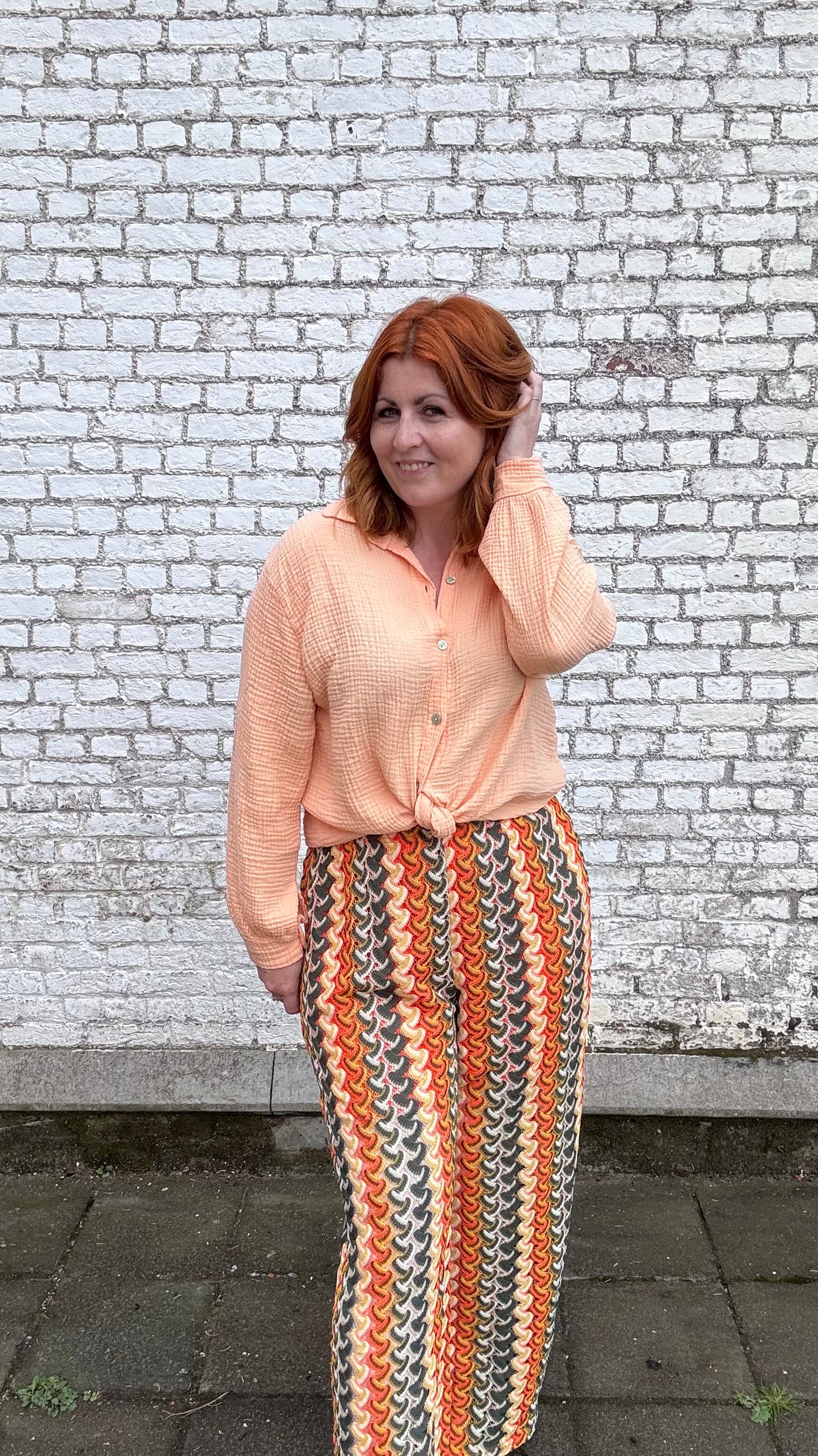 Tetra blouse - salmon