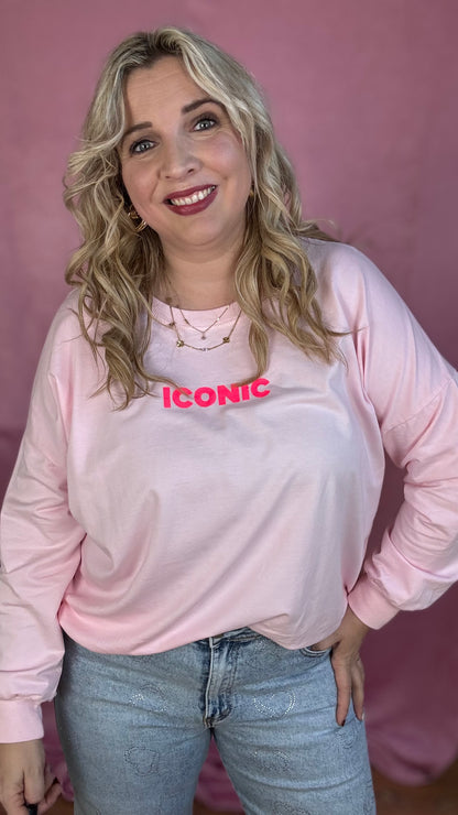 Iconic sweater - Lichtroze