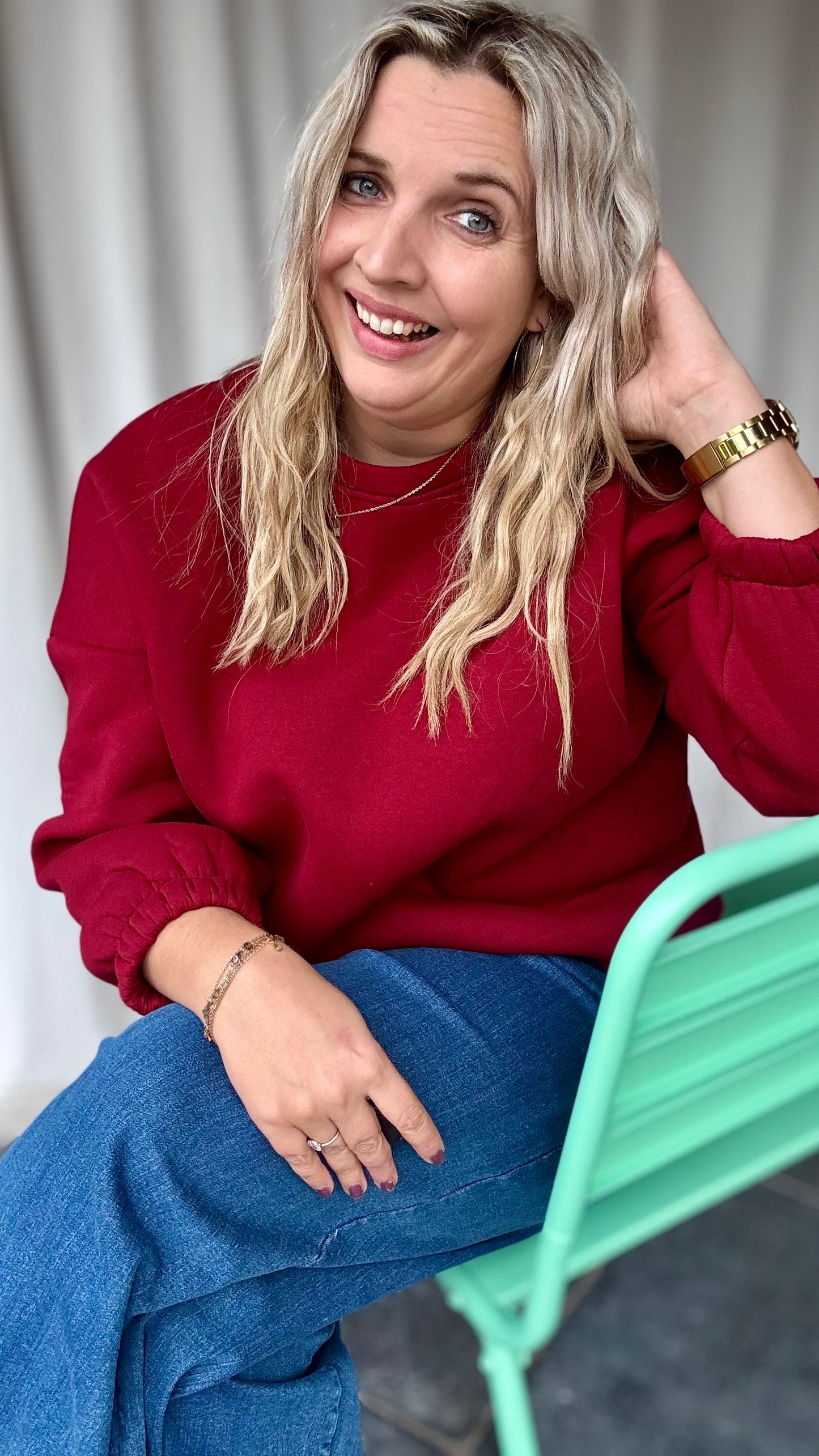 Sweater Copine - Bordeaux