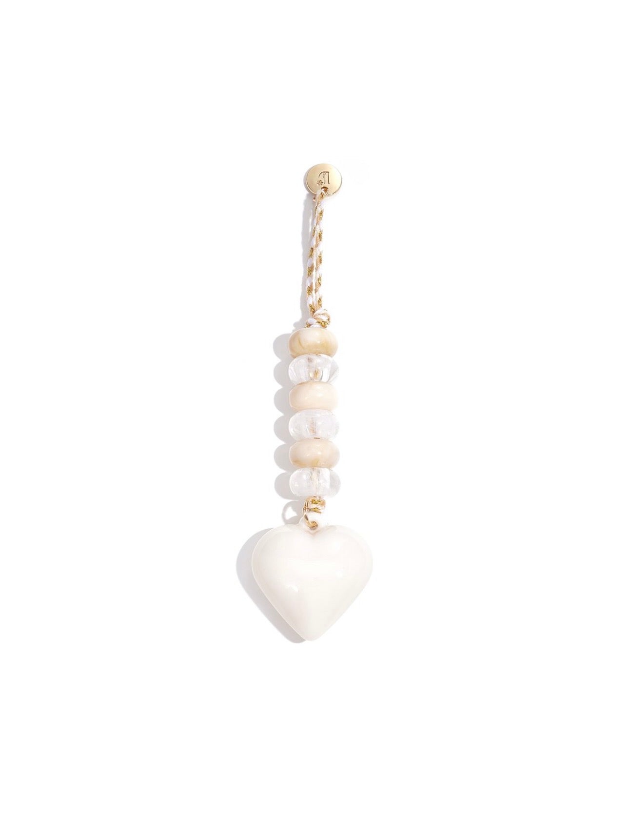 Bagchain/sleutelhanger hartje
