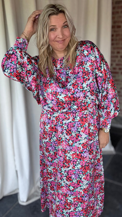 Bellini dress - Purple flowers