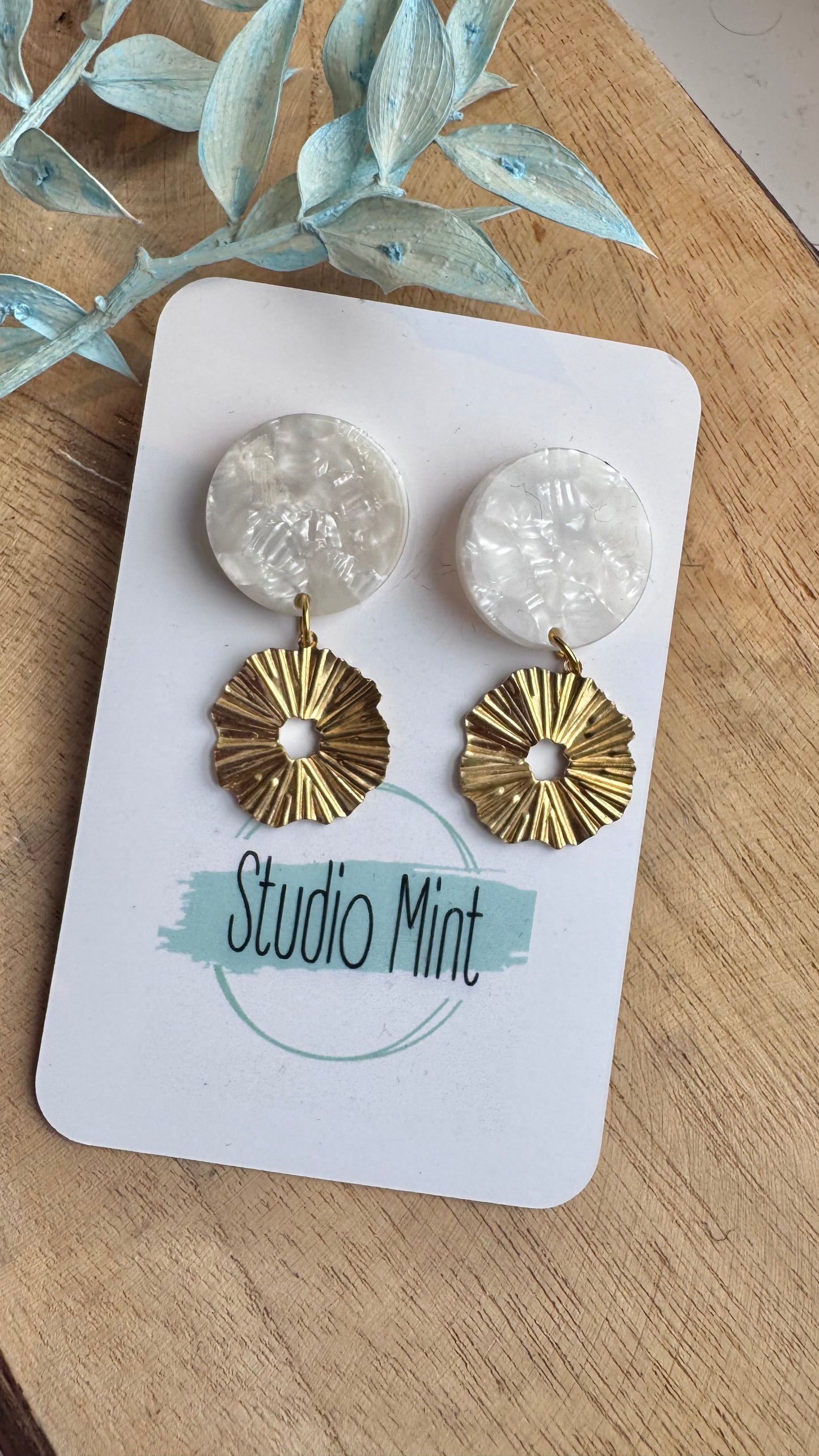 Zelfgemaakte oorbellen