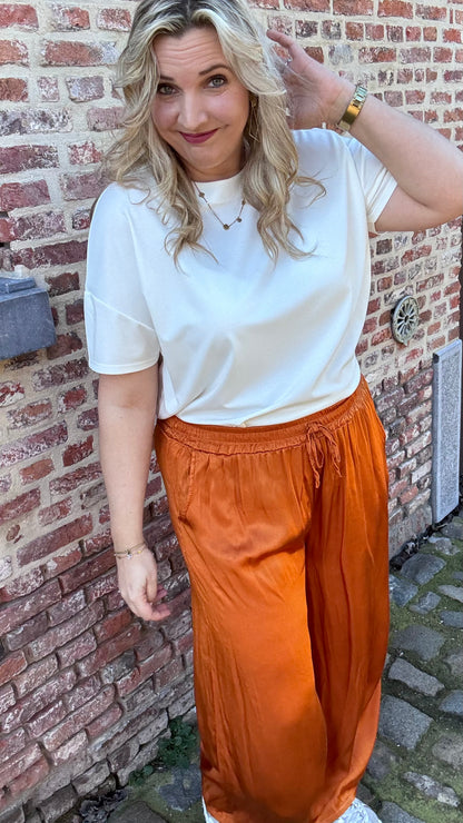 Zoë broek - Terracotta