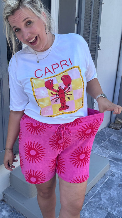 Tara short fuchsia