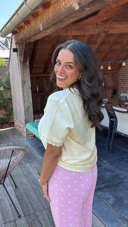 Monique blouse - Butteryellow