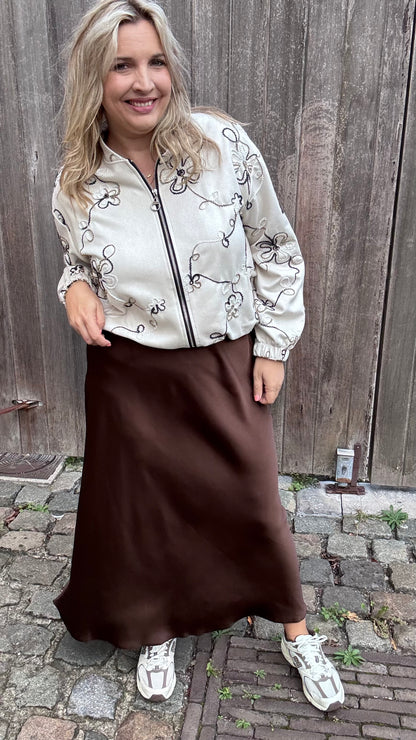 Silky muse rok - Brown
