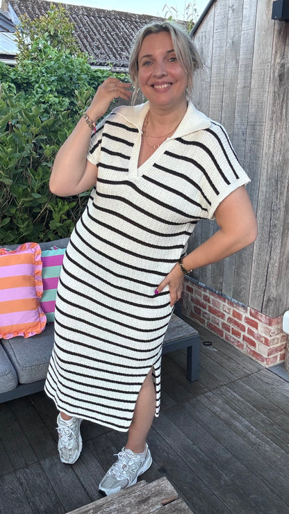 Crochet dress - Wit