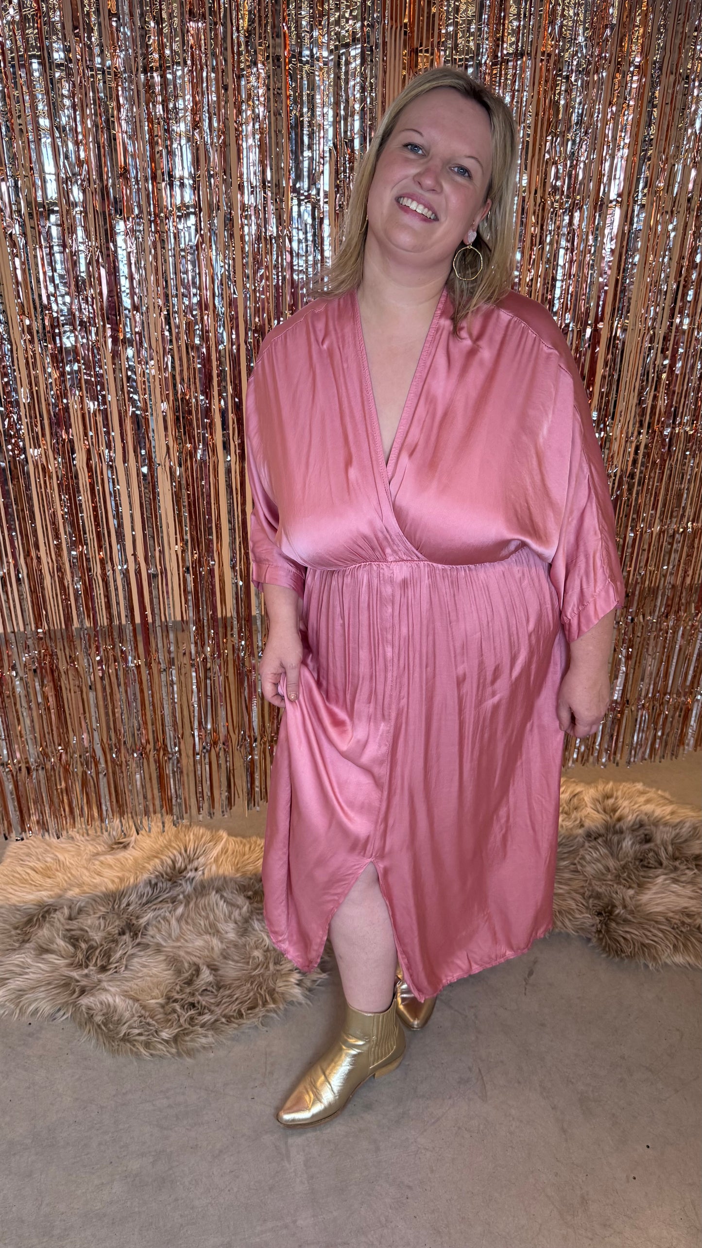 Femme dress - Zachtroze