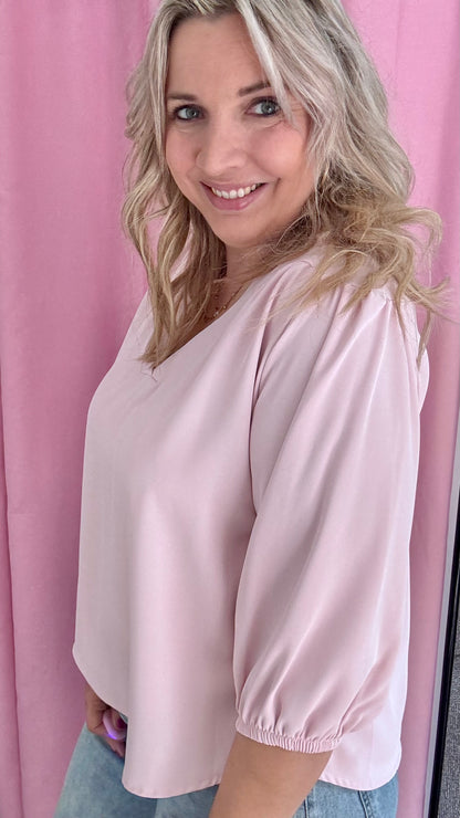 Mezza blouse - roze