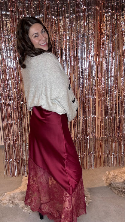 Glam rok - Burgundy