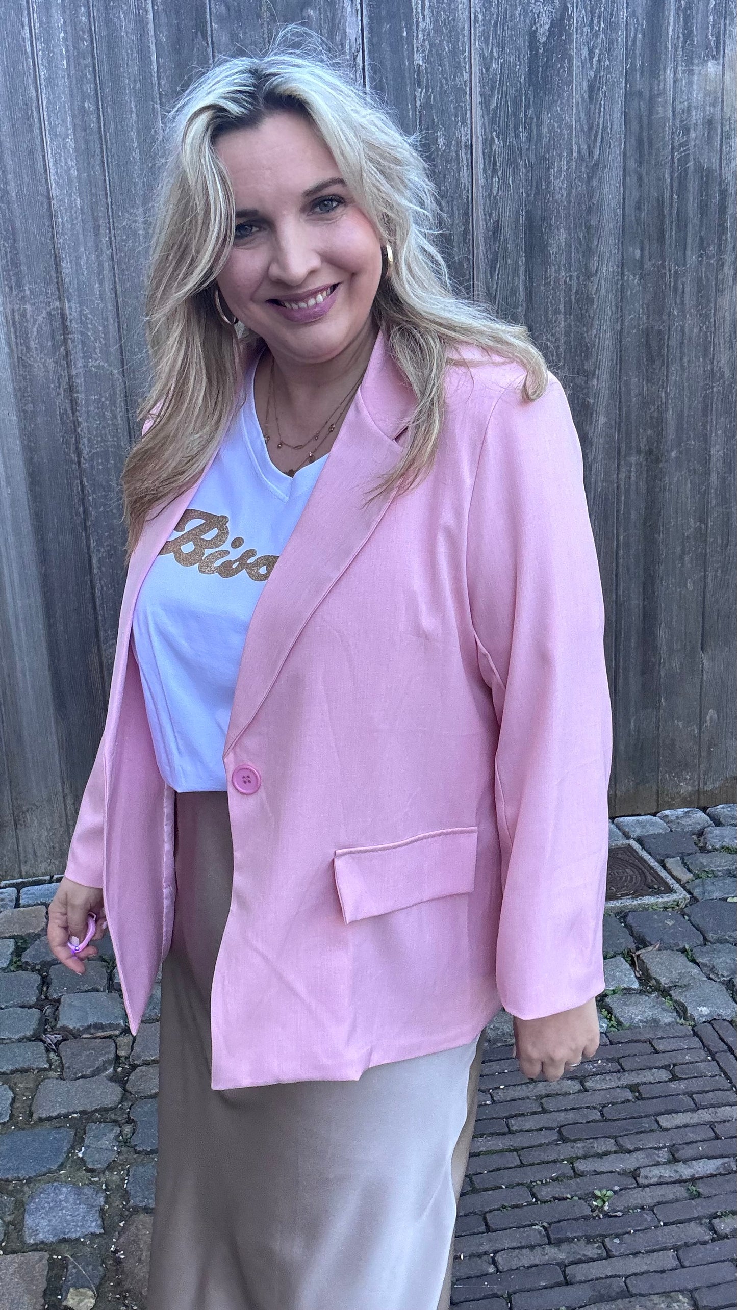 Vanessa blazer - Roze