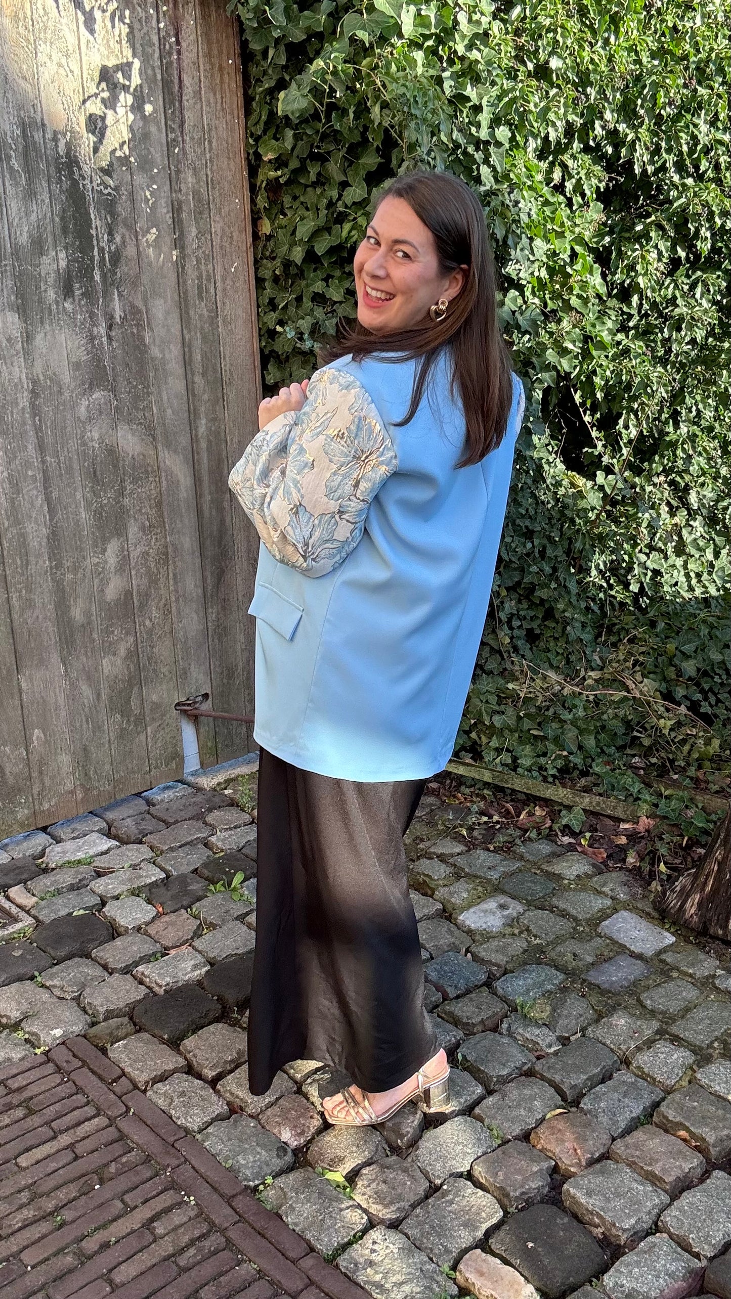 Cotton candy blazer - Blauw