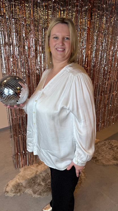 Liquid blouse - Wit