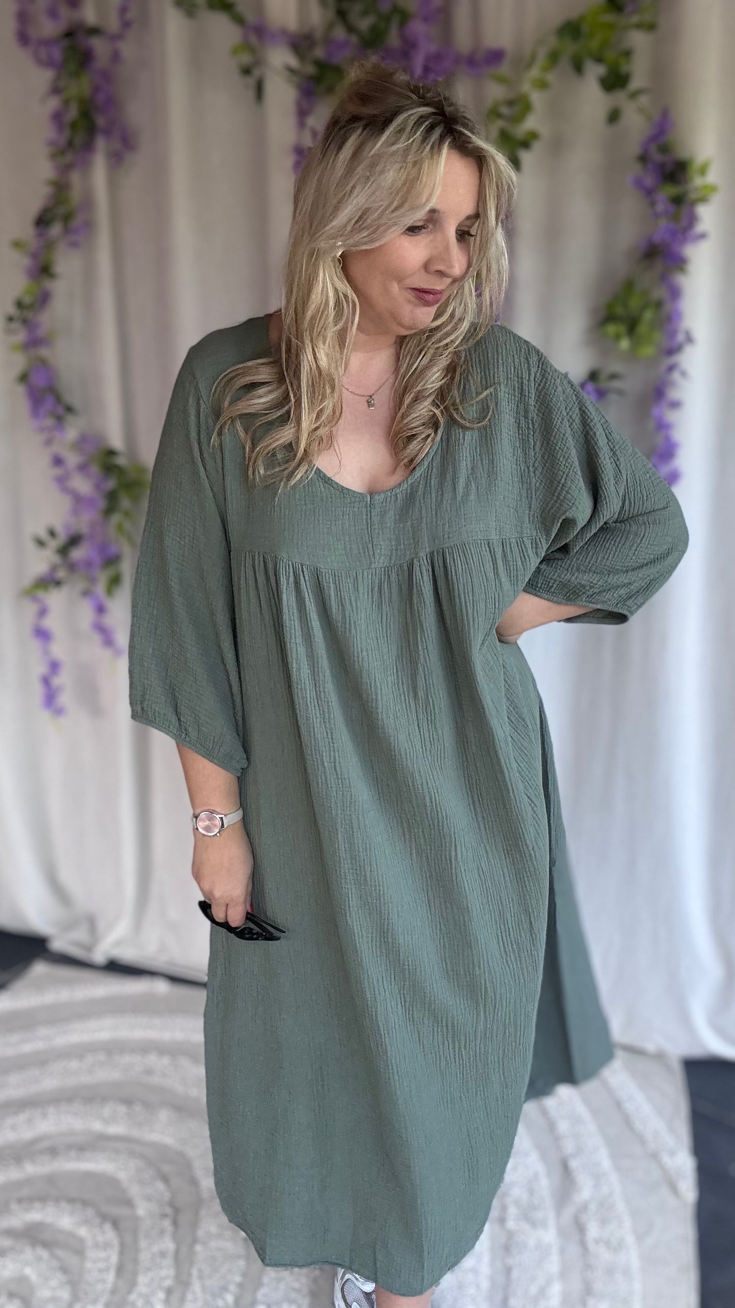 Tetra dream dress kaki