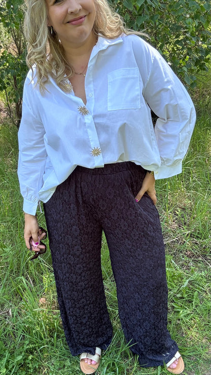 Amélie broek  Curve - Donkerblauw
