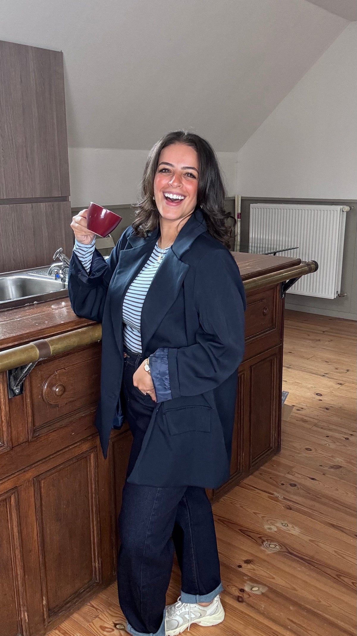 Freya blazer - Donkerblauw