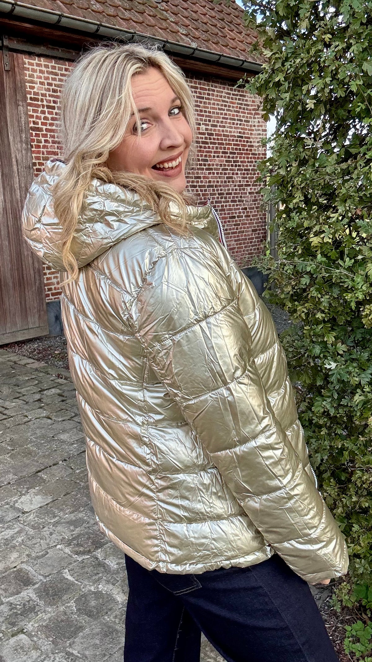 Double trouble puffer - Bruin