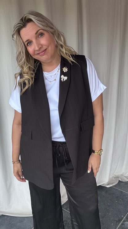 Attitude blazer - zwart