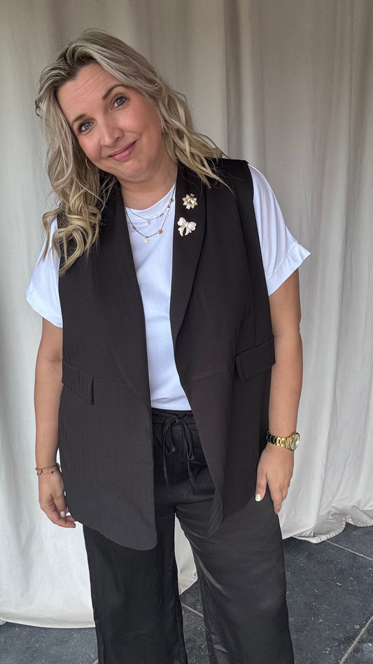 Attitude blazer - zwart