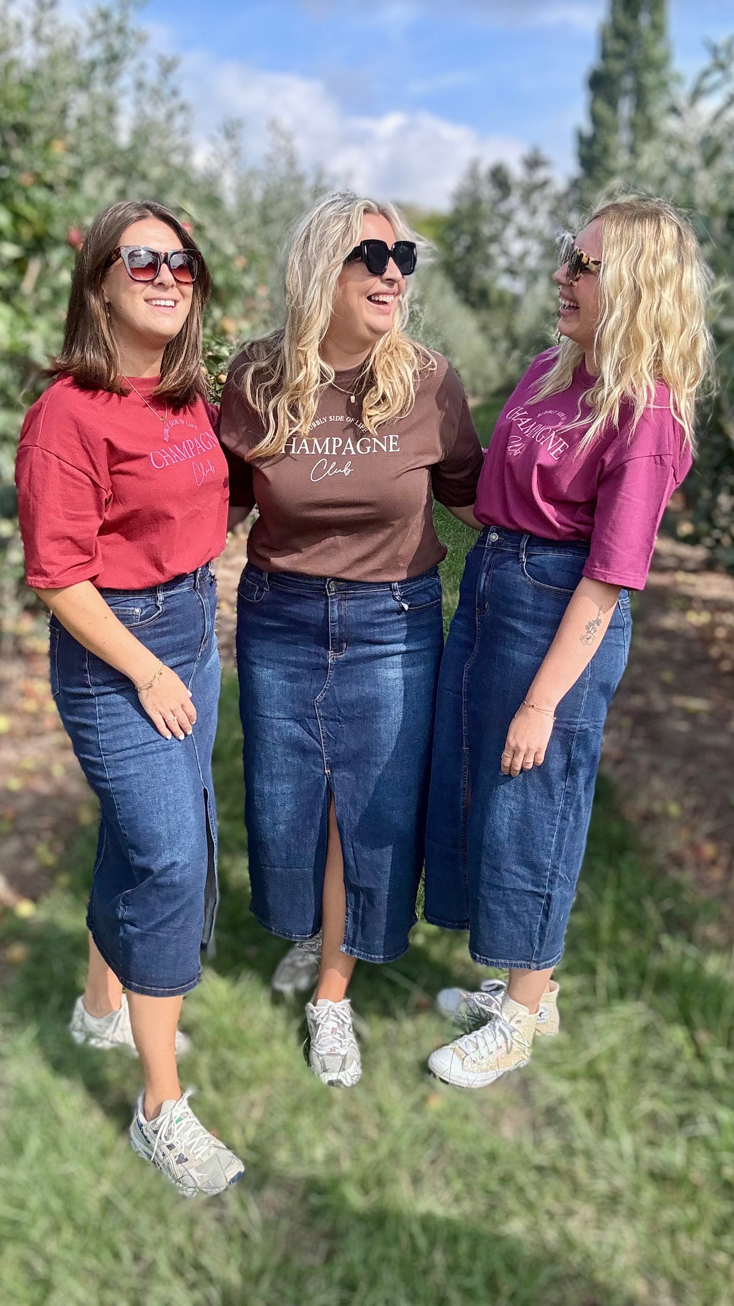 T-shirt champagne bruin