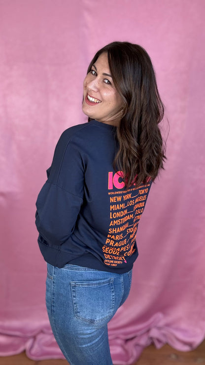 Iconic sweater - Donkerblauw