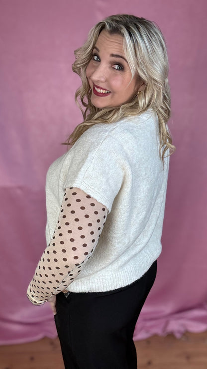 Maddie gilet - crème