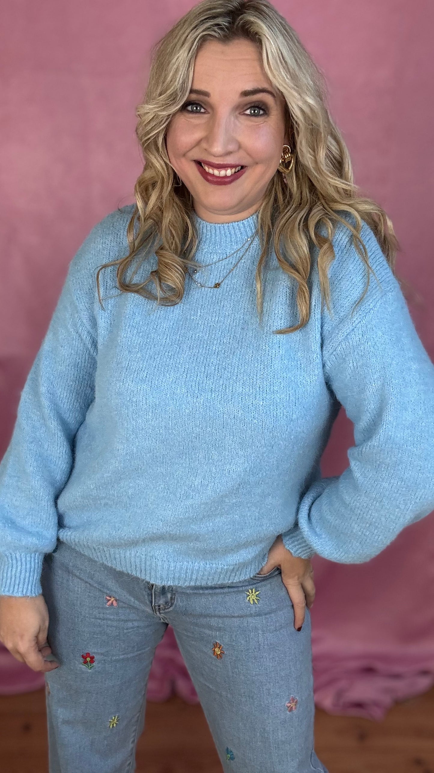 Lollipop trui - Blauw