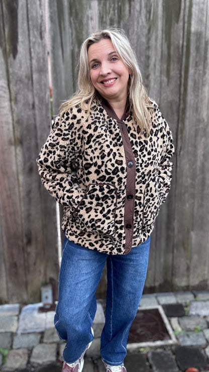 Reversible Leopard jacket