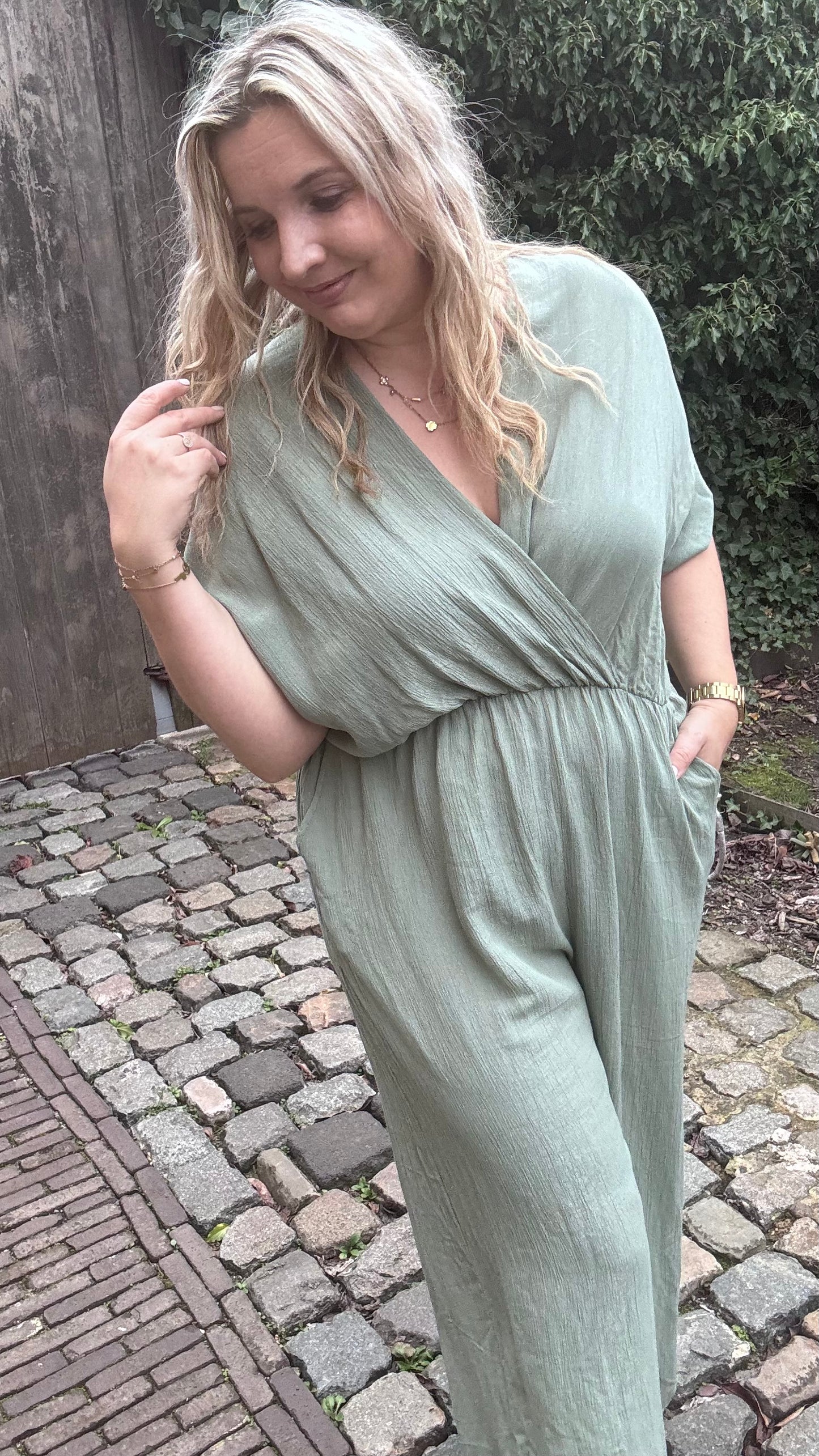 Julia Jumpsuit - Kaki