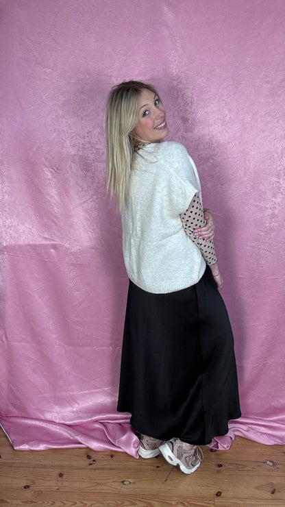 Silky muse rok - Zwart