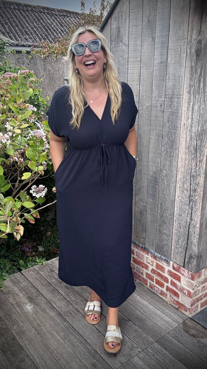 Laurie jurk navy