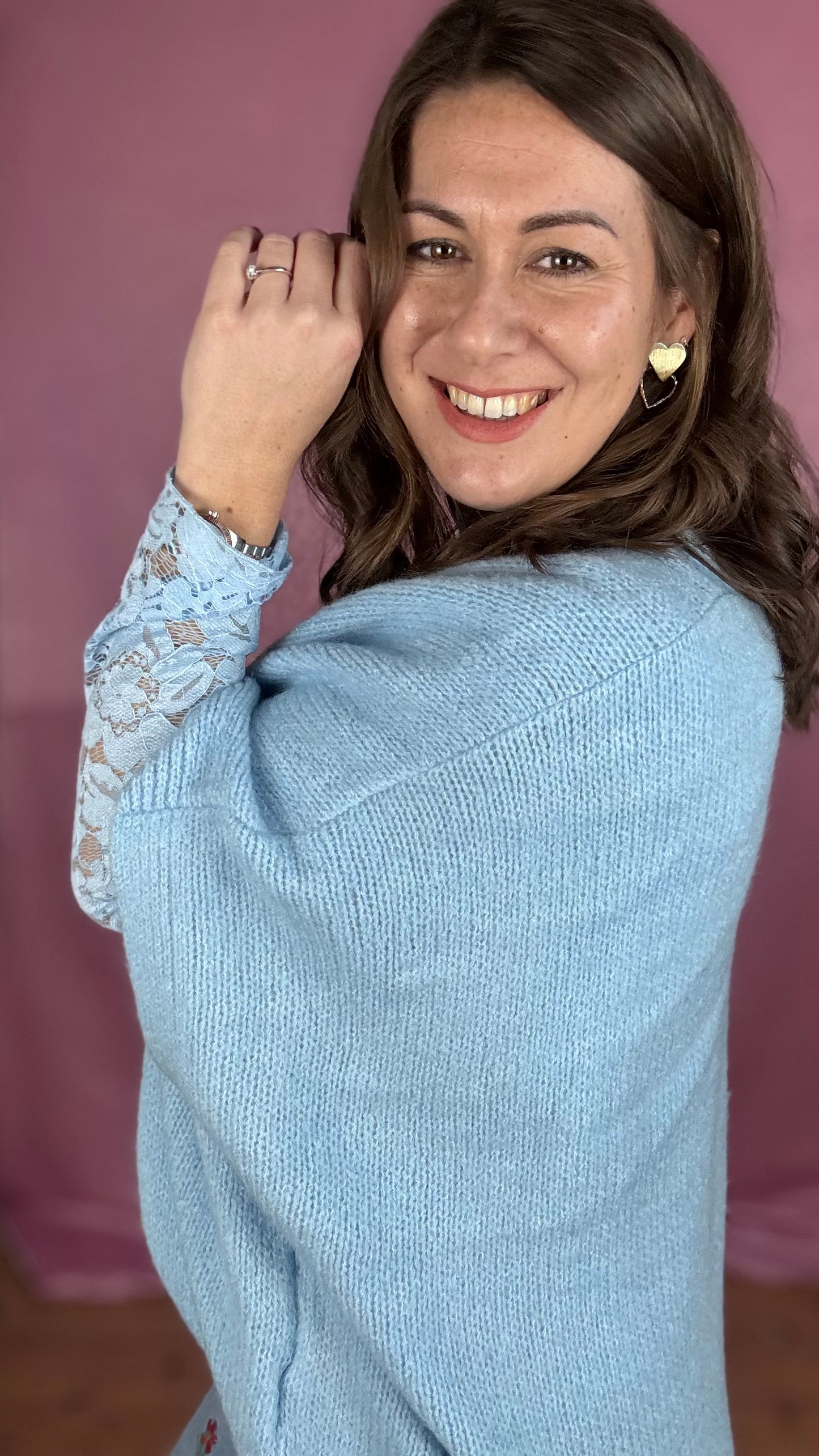 Candy cardigan - Babyblauw