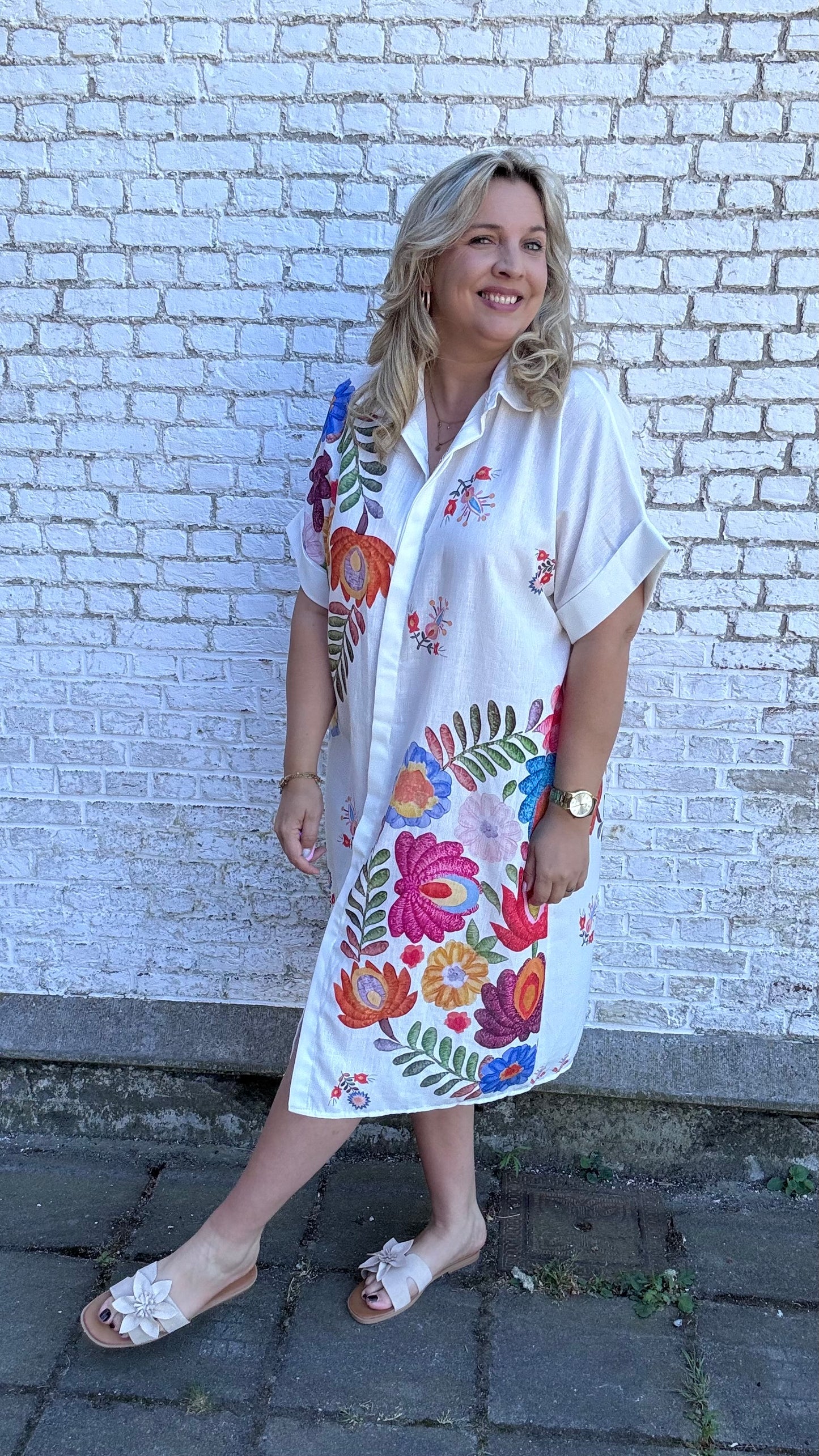 Jasmijn jurk - Bloemen